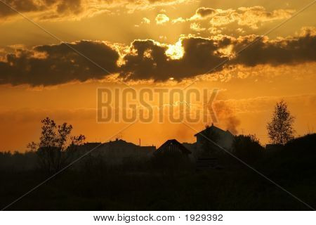 Solnedgang i Suburbia