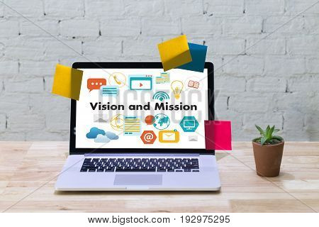 Vision And Mission Team Work Business Corporate Vision