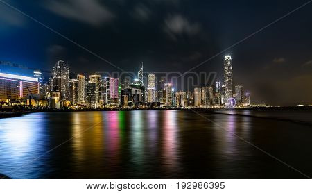 a landscape picture of Central_wan chai sight