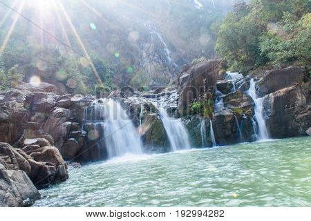 Lodh or Burhaghat waterfall in Jharkhand India.