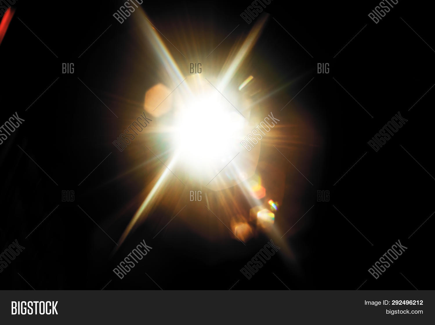 Lens Flare Light Over Image Photo Free Trial Bigstock