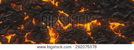Seamless Magma- Large File. Destroy Molten- Fluid Metal