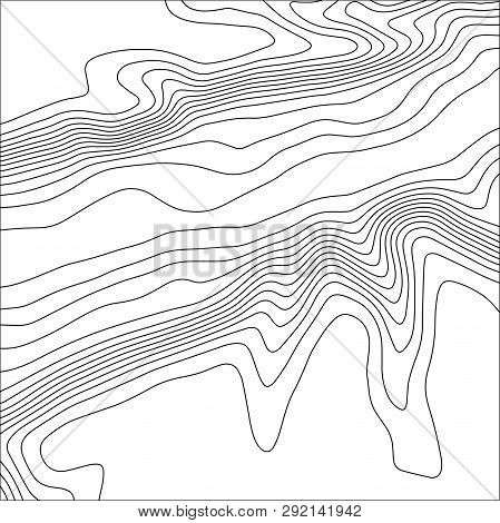 Topographic Map Background. Geographic World Topography Map Grid Abstract Vector Illustration. Topo 