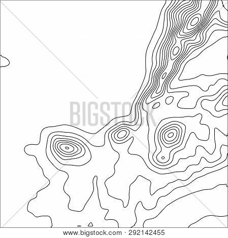 Topographic Map Background. Geographic World Topography Map Grid Abstract Vector Illustration. Topo 