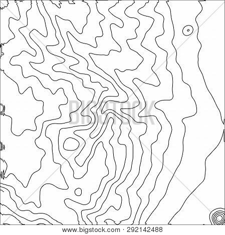 Topographic Map Background. Geographic World Topography Map Grid Abstract Vector Illustration. Topo 
