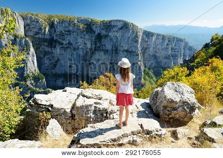 Vikos Gorge, A Gorge In The Pindus Mountains Of Northern Greece, Lying On The Southern Slopes Of Mou