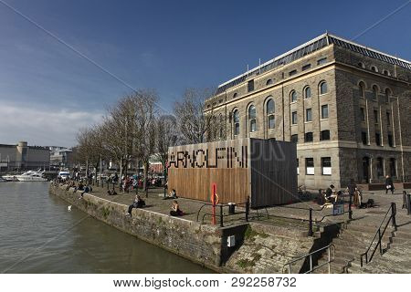 Bristol, United Kingdrom, 23rd February 2019, Arnolfini Centre For Contemporary Arts In Bristol