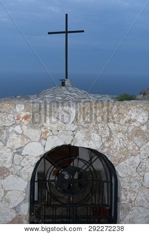 Sunset View Of Ruins Of Fortress At Kaliakra Cape At Black Sea Coast,  Dobrich Region, Bulgaria
