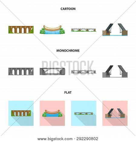 Vector Illustration Of Connection And Design Logo. Set Of Connection And Side Stock Vector Illustrat
