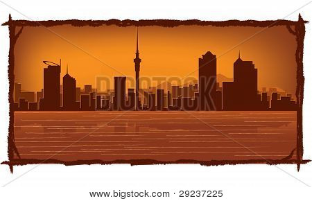 Auckland Nový Zéland Panorama