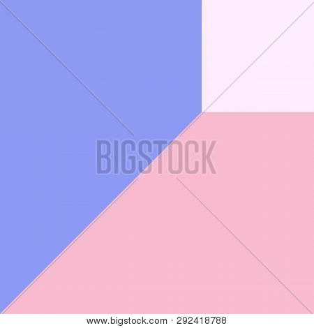 Vector Geometric Background In Material Design Style. Universal Simple Minimalistic Colorful Pattern