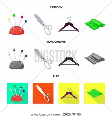 Vector Illustration Of Craft And Handcraft Icon. Collection Of Craft And Industry Vector Icon For St