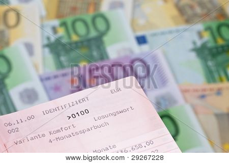 Sok számlák euró megtakarítási számla. M oney mentése