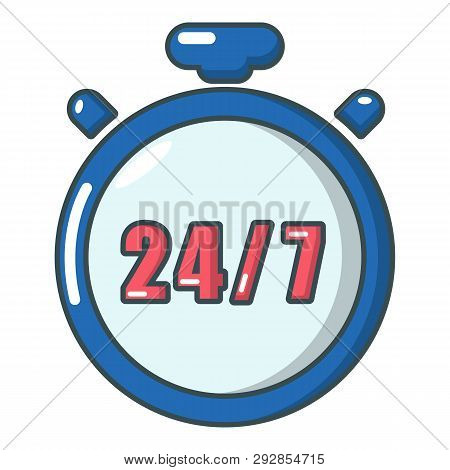 Stopwatch Icon. Cartoon Illustration Of Stopwatch Icon For Web