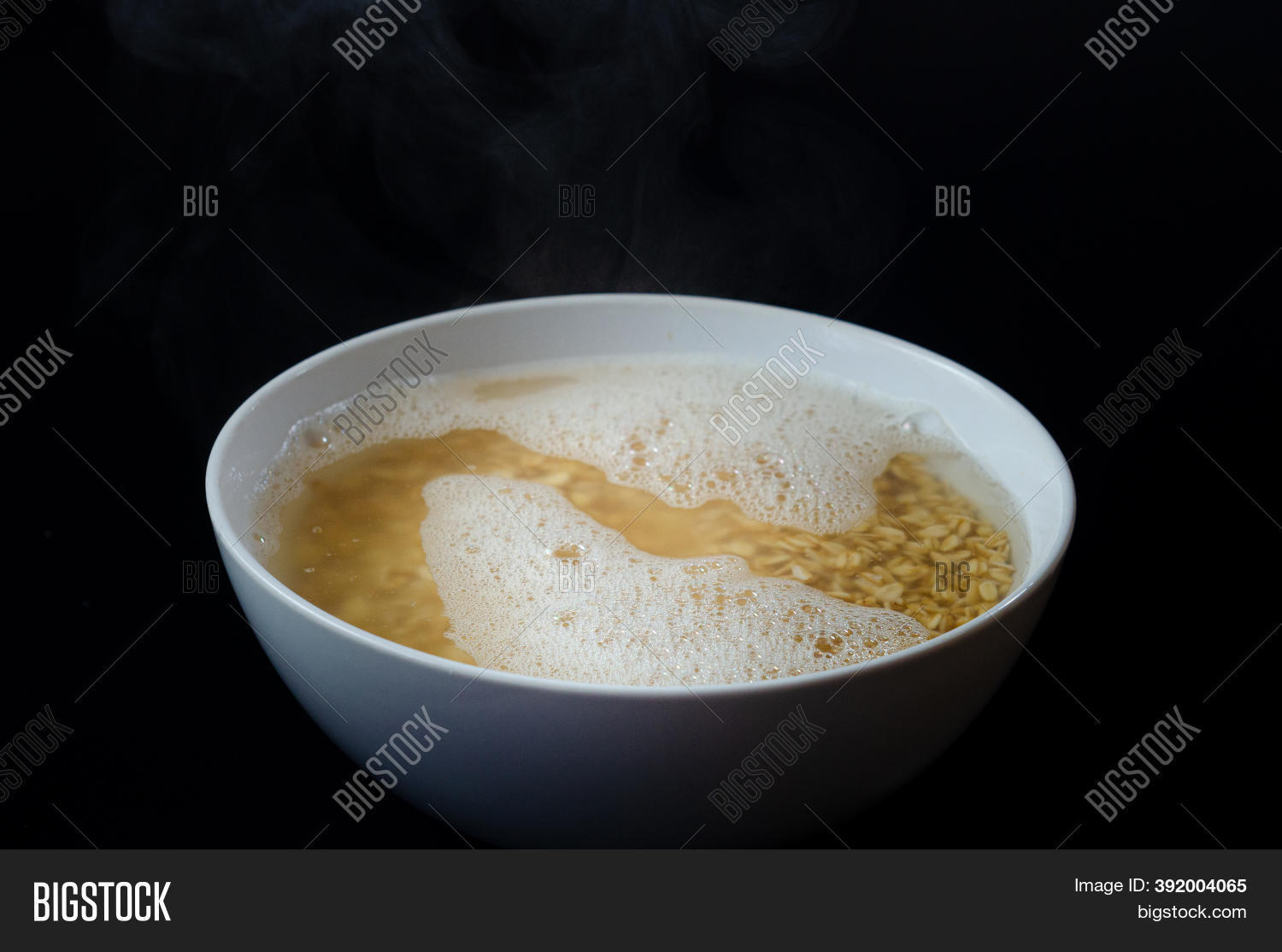Oatmeal Hot Water On Image & Photo (Free Trial) Bigstock