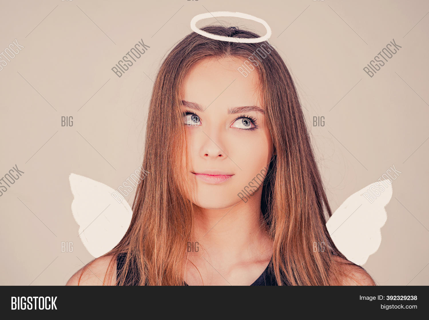 Angel. Child Angelic Image & Photo (Free Trial) Bigstock
