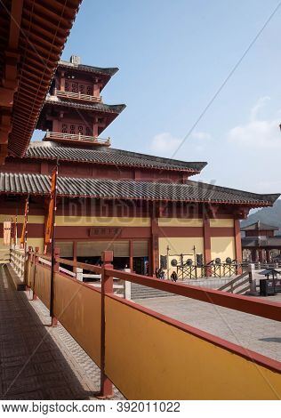 Zhejiang, China - January 21 2020 : Hengdian World Studios  The World's Largest Film & Tv Shooting B