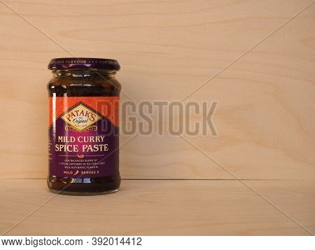 London - Oct 2020: Patak's Jar Of Curry Paste
