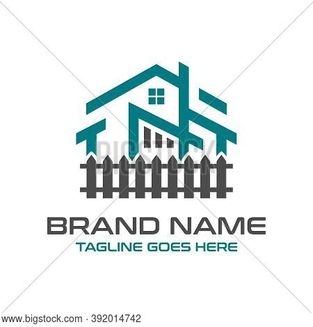 Home Logo Design And Hedgerows Or Brand