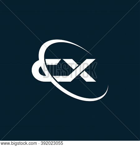 Initial Letter Cx Or Xc Logo Template Design.