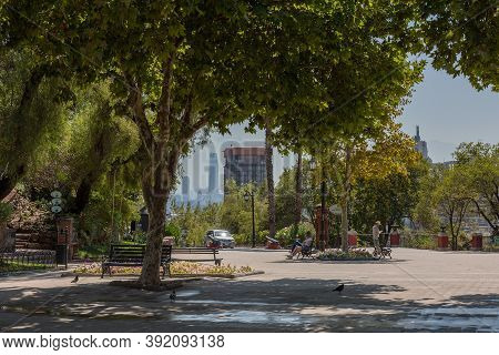 Santa Lucia Hill Park In Downtown Santiago, Chile