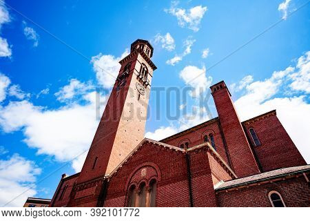 St. Paul Parish Church On Mt Auburn Street In Cambridge Near Boston Massachusetts, Usa