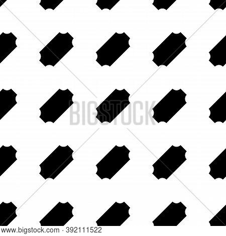 Repeated Slanted Shapes Background. Seamless Surface Pattern Design With Polygons Ornament. Tilted B