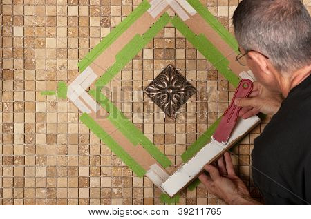 Laatoitus backsplash