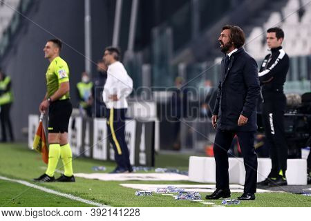 Torino, Italy. 25th October 2020. Andrea Pirlo , Head Coach Of Juventus Fc, During The Serie A Match