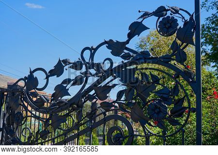 Wrought Iron Gate Image & Photo (Free Trial) | Bigstock