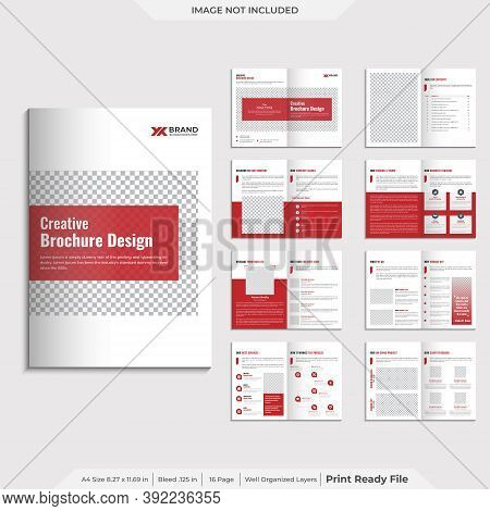 Clean & Minimalist Company Profile Corporate Brochure Template Design