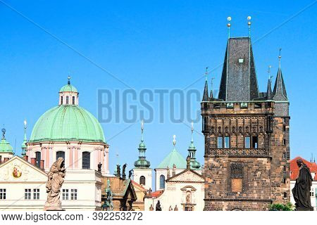 St. Francis Of Assissi Church (kostel Svateho Frantiska Z Assisi) In The Old Town Of Prague, Czech R