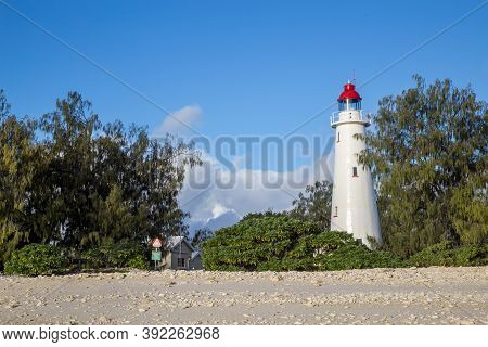 Lady Elliot Island, Australia - The Lighthouse On Lady Elliot Island In Queensland.