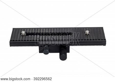 Slider For Macro Photography. Isolated On White Background.