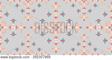 Uzbek Ikat Silk Fabric Pattern, Motif Ethnic Indigo Blue And White Colors. Tite Repit Pattern.