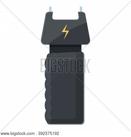 Taser Safety Icon. Cartoon Of Taser Safety Vector Icon For Web Design Isolated On White Background