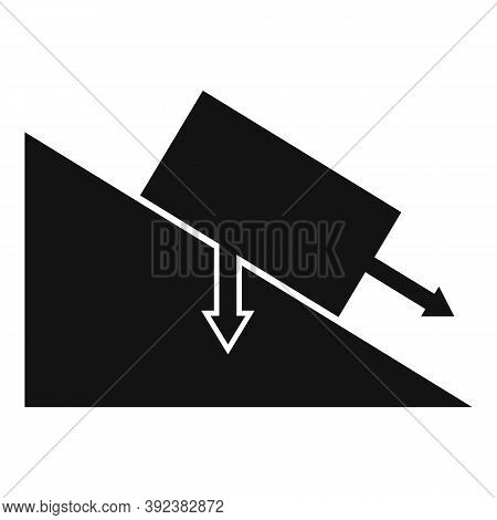 Science Angle Object Gravity Icon. Simple Illustration Of Science Angle Object Gravity Vector Icon F