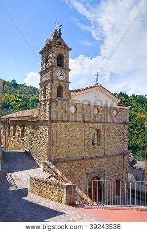 Moeder de kerk. Valsinni. Basilicata. Italië.