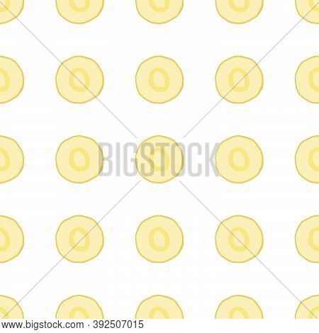 Illustration On Theme Of Pattern Plant Parsnip, Vegetable Root For Seal. Vegetable Pattern Consistin