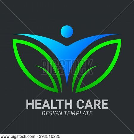 Health Care Logo Icon Creative Design Template Vector