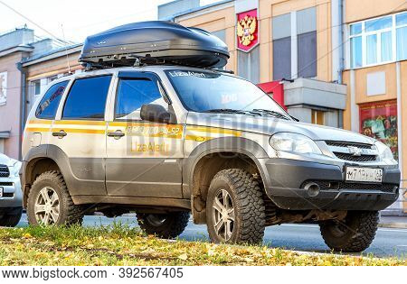 Samara, Russia - October 29, 2020: Vehicle Of Liza Alert Team. Liza Alert Is A Nonprofit Search-and-