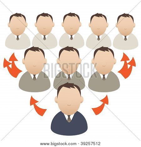 Concetto, mass media, virus marketing, idea