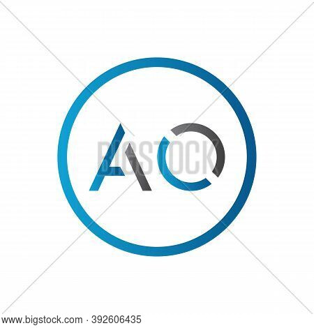 Initial Ao Letter Logo Design Vector Template. Creative Letter Ao Logo Design