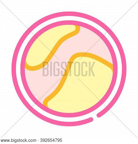 Atherosclerosis Heart Color Icon Vector Illustration Sign