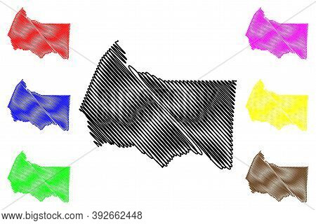 Marion County, Kentucky (u.s. County, United States Of America, Usa, U.s., Us) Map Vector Illustrati