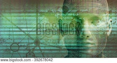 Human Machine Interface or HMI Industry as Concept 3d Render