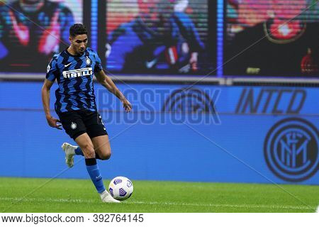 Torino, Italy. 31th November 2020. Achraf Hakimi Of Fc Internazionale During The Serie A Match Betwe