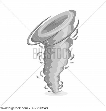 Vector Design Of Tornado And Wind Symbol. Web Element Of Tornado And Air Stock Vector Illustration.