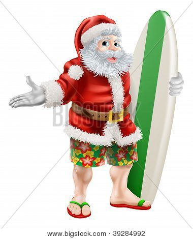Surf Santa