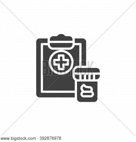 Stool Analysis Vector Icon. Filled Flat Sign For Mobile Concept And Web Design. Fecal Analysis Glyph